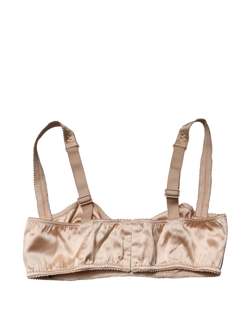 Dolce & Gabbana Beige Semi-Pad Underwire Balconette Bra