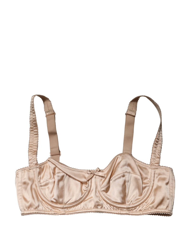 Dolce & Gabbana Beige Semi-Pad Underwire Balconette Bra