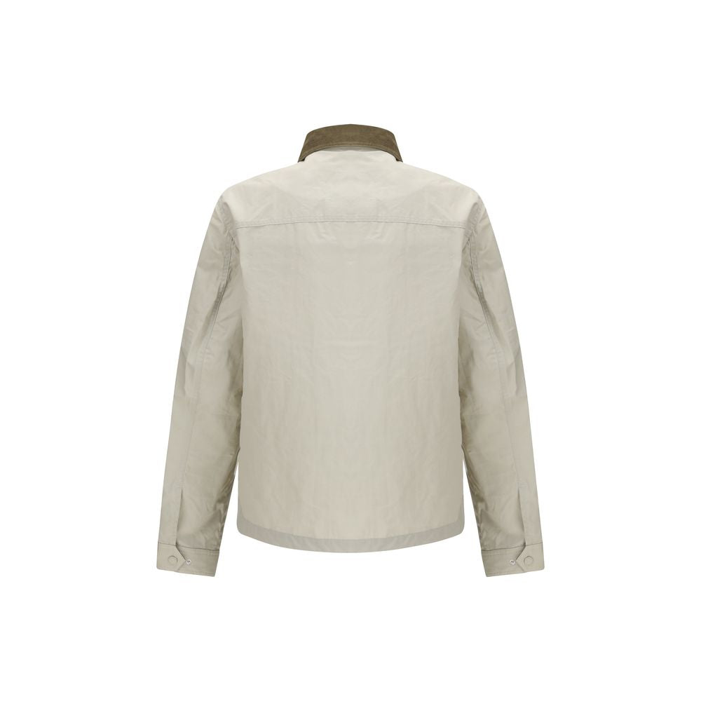 Belstaff Beige Cotton Ground Jacket with Velvet Collar