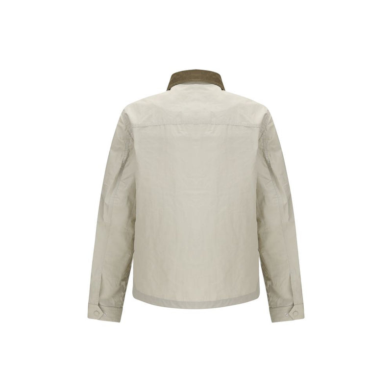 Belstaff Beige Cotton Ground Jacket with Velvet Collar