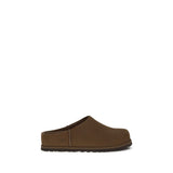 UGG Brown Calf Leather Bos Taurus Clogs - Comfortable & Stylish