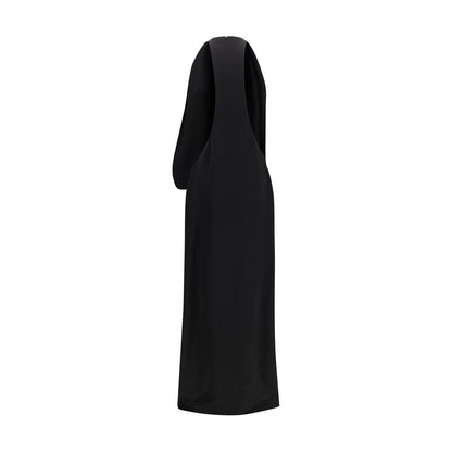 Robe décontractée Max Mara en viscose noire