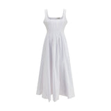 Robe décontractée en coton blanc Max Mara