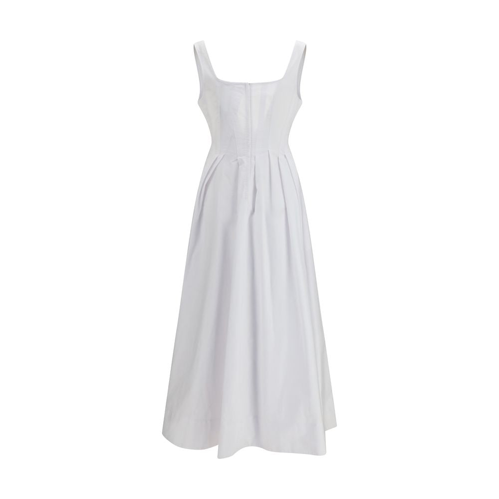 Robe décontractée en coton blanc Max Mara