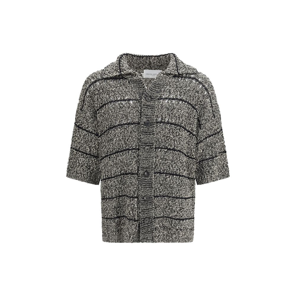 Roberto Collina Multicolor Cotton Pattern Shirt - Oversized Style