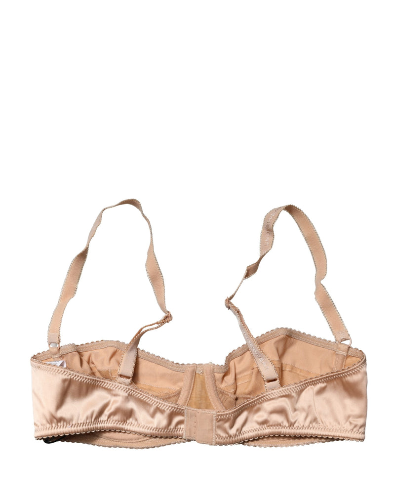 Dolce & Gabbana Beige Semi-Pad Underwire Balconette Bra