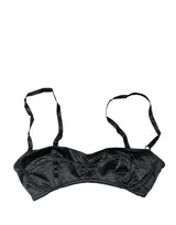Dolce & Gabbana Black Semi-Pad Underwire Balconette Bra
