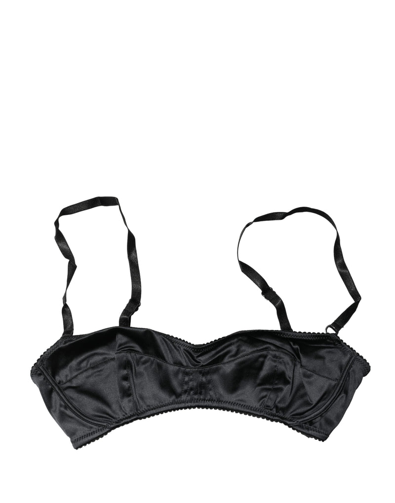 Dolce & Gabbana Black Semi-Pad Underwire Balconette Bra