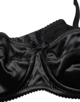 Dolce & Gabbana Black Semi-Pad Underwire Balconette Bra