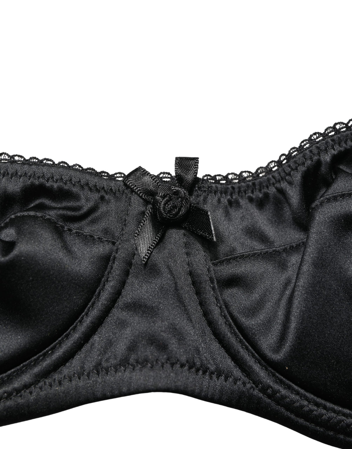 Dolce & Gabbana Black Semi-Pad Underwire Balconette Bra