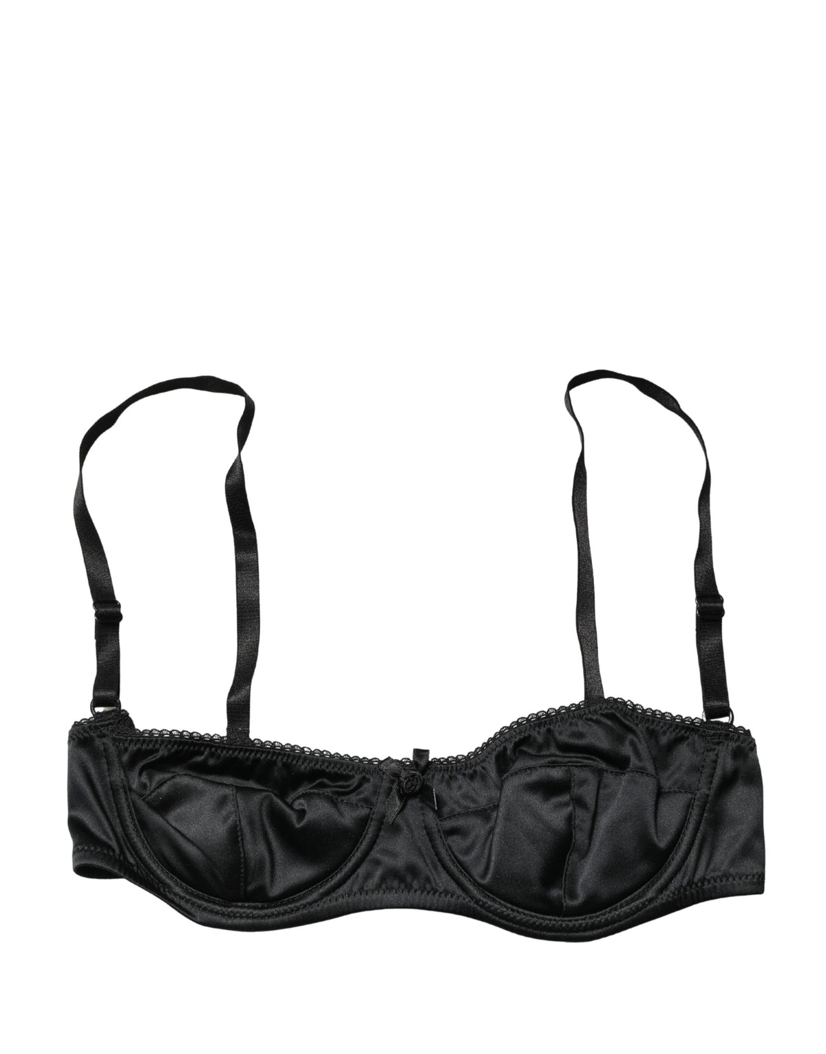 Dolce & Gabbana Black Semi-Pad Underwire Balconette Bra