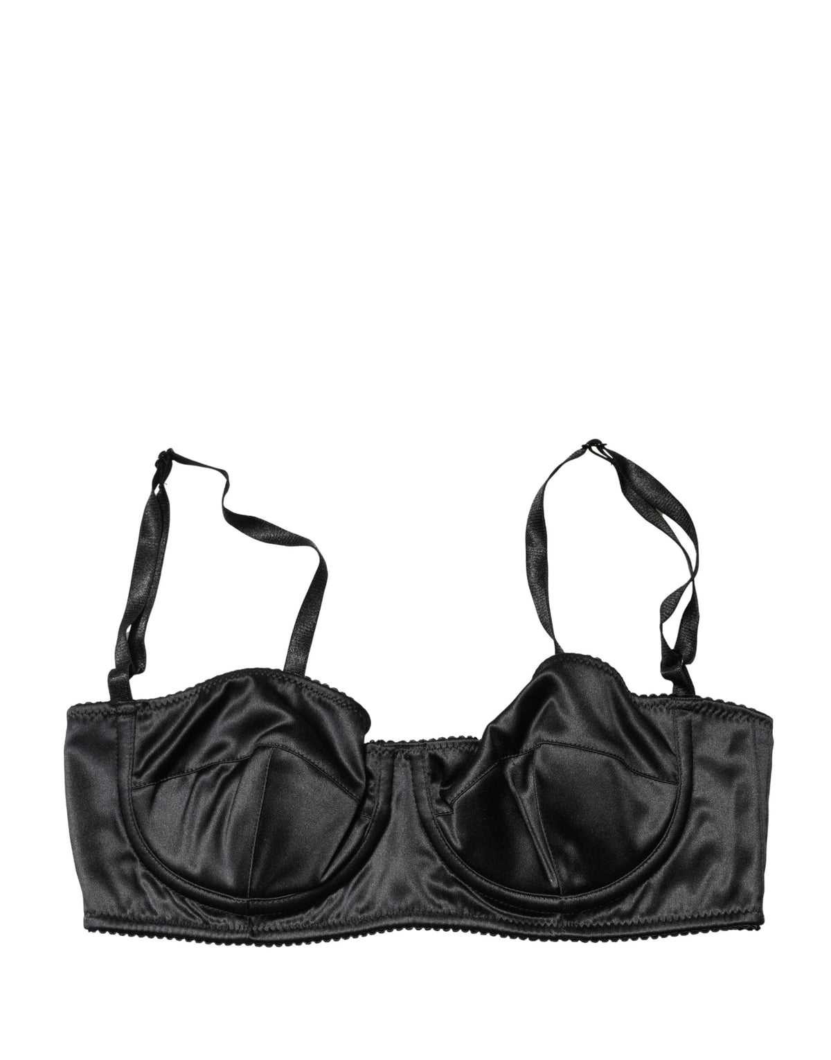 Dolce & Gabbana Black Semi-Pad Underwire Balconette Bra