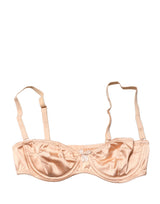 Dolce & Gabbana Beige Semi-Pad Underwire Balconette Bra