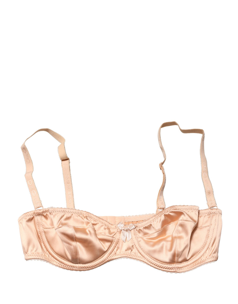 Dolce & Gabbana Beige Semi-Pad Underwire Balconette Bra