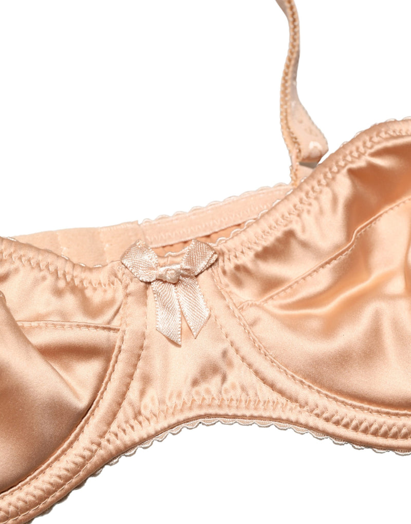 Dolce & Gabbana Beige Semi-Pad Underwire Balconette Bra