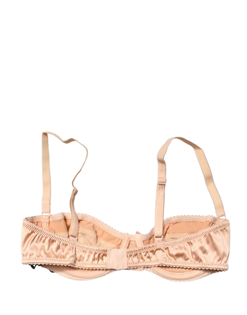 Dolce & Gabbana Beige Semi-Pad Underwire Balconette Bra