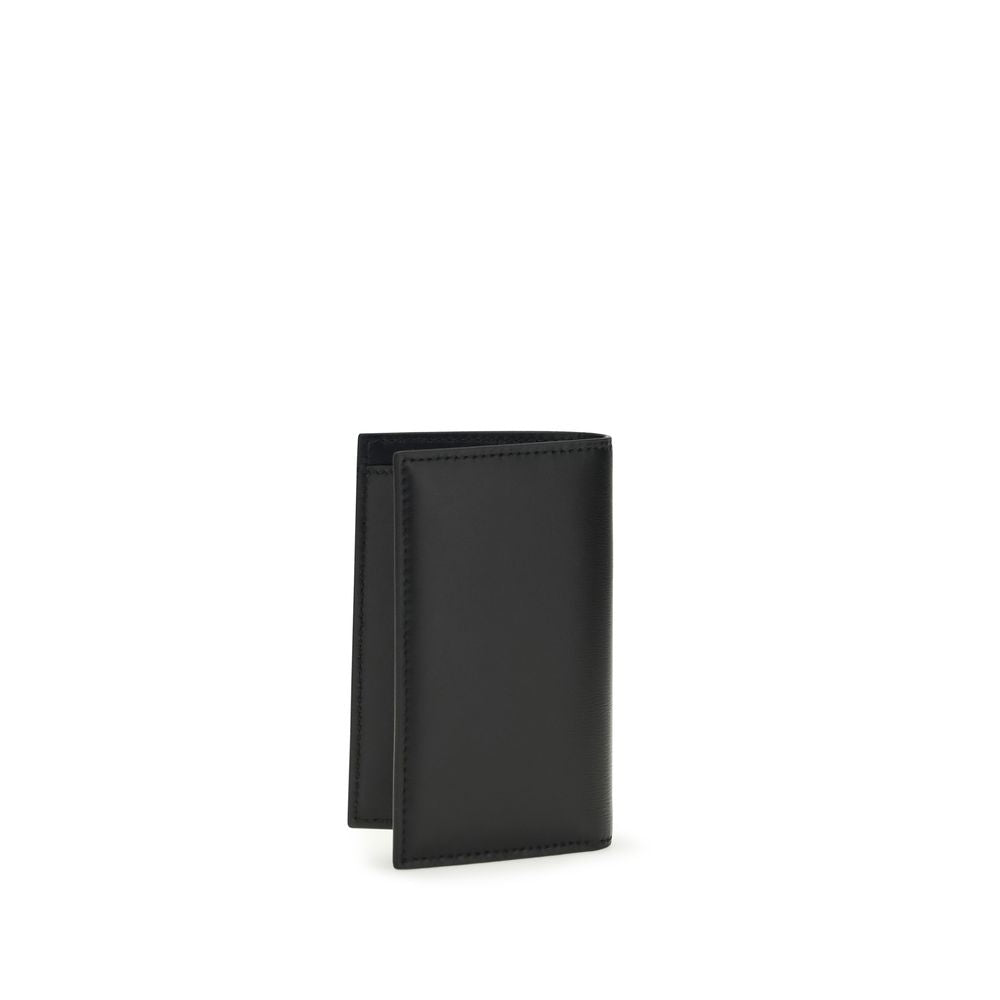Portefeuille Ferragamo Bos Taurus en cuir de veau noir