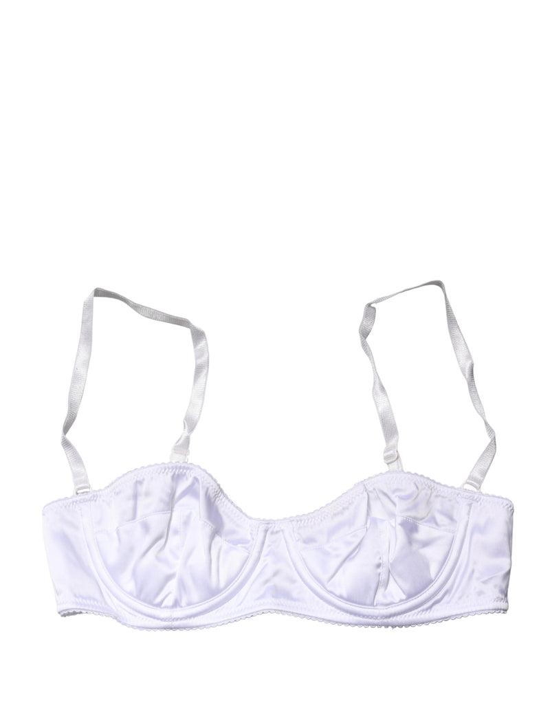 Dolce & Gabbana White Semi-Pad Underwire Balconette Bra