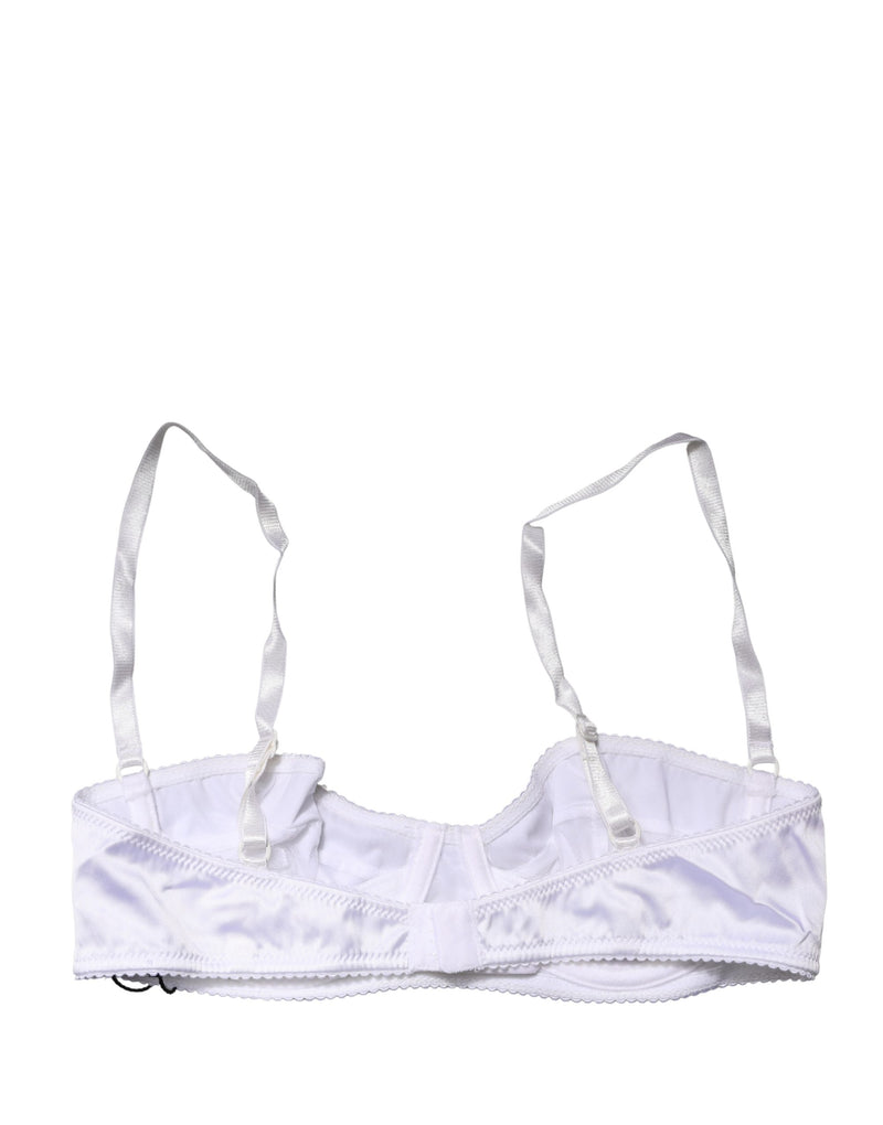 Dolce & Gabbana White Semi-Pad Underwire Balconette Bra