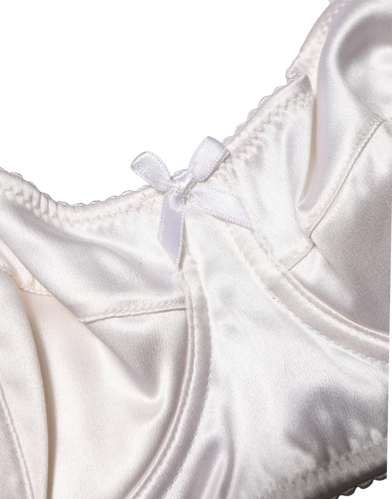 Dolce & Gabbana White Semi-Pad Underwire Balconette Bra