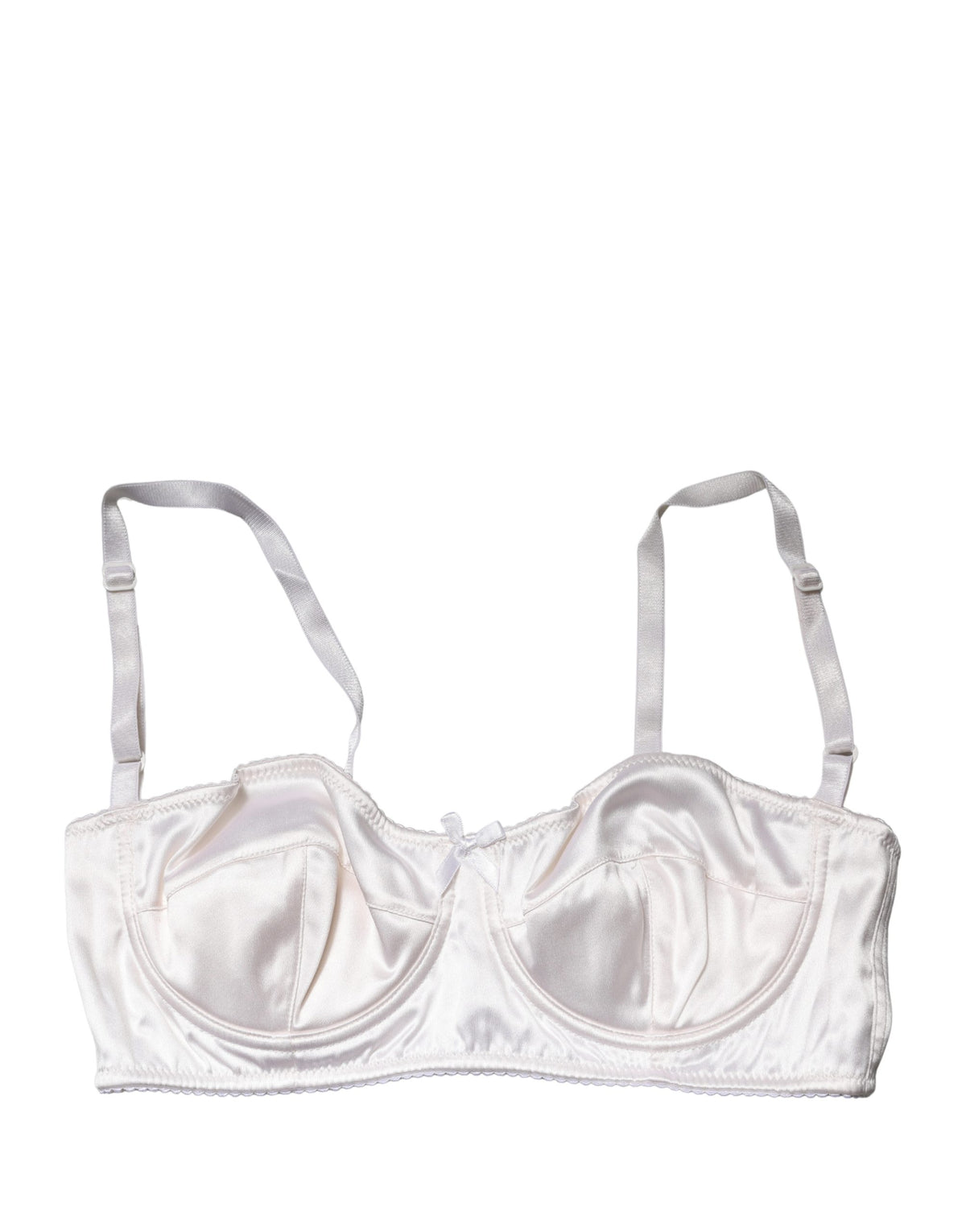Dolce & Gabbana White Semi-Pad Underwire Balconette Bra