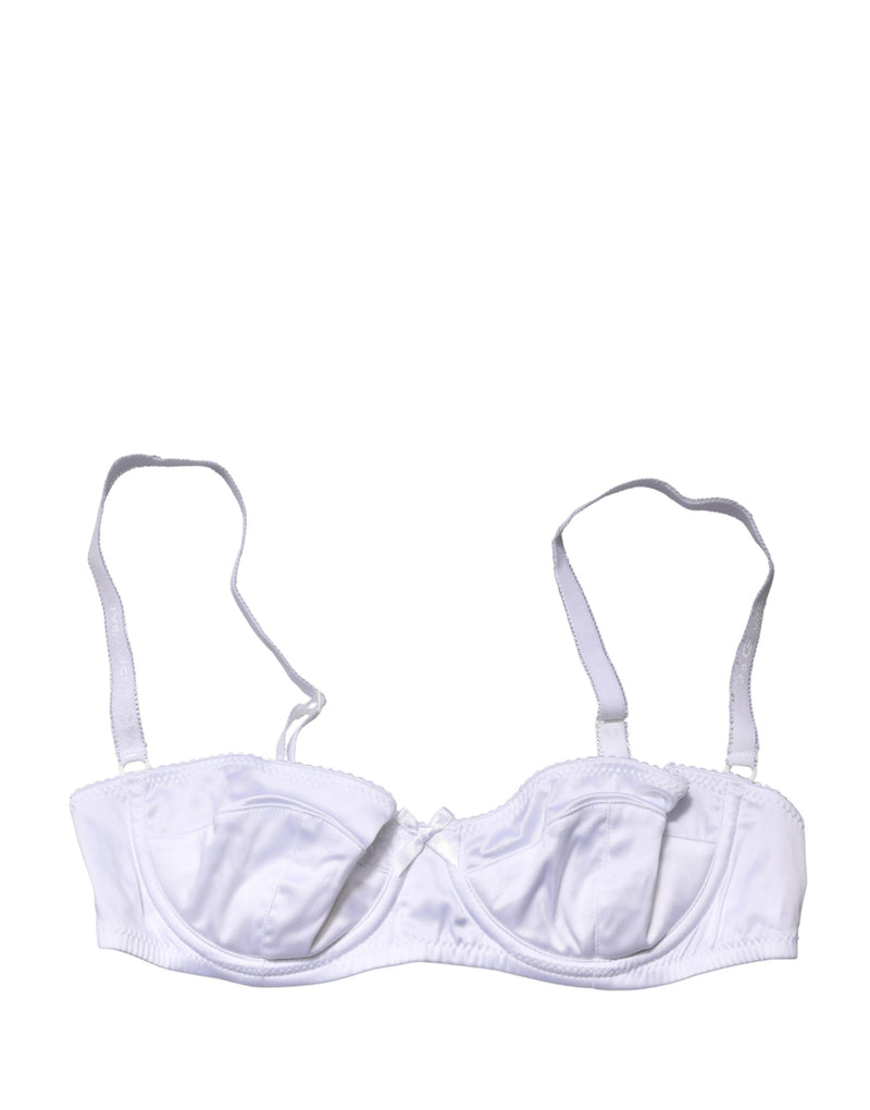 Dolce & Gabbana White Semi-Pad Underwire Balconette Bra