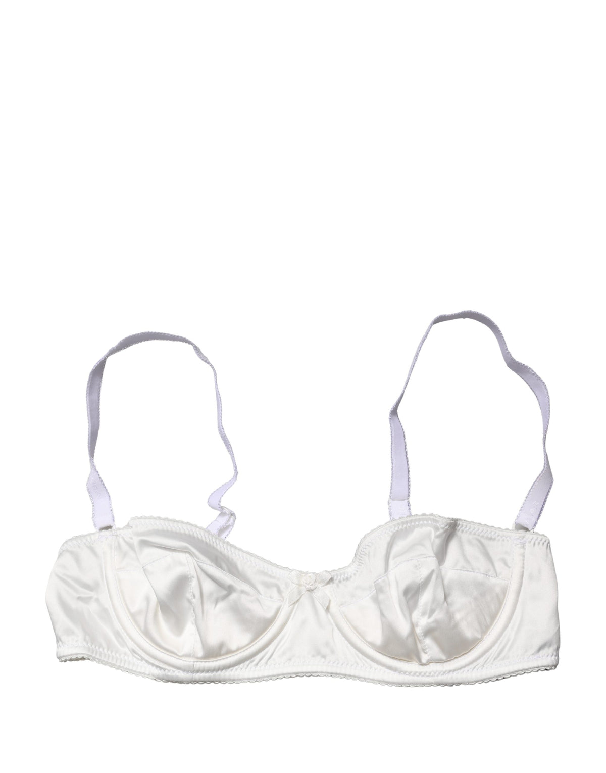 Dolce & Gabbana White Semi-Pad Underwire Balconette Bra