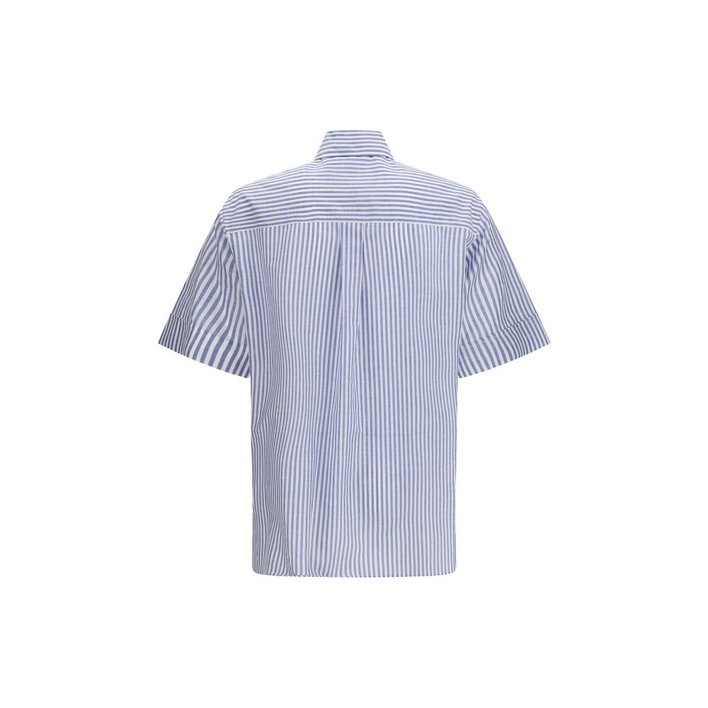 Valentino Multicolor Cotton Pattern Shirt for Men - Relaxed Fit