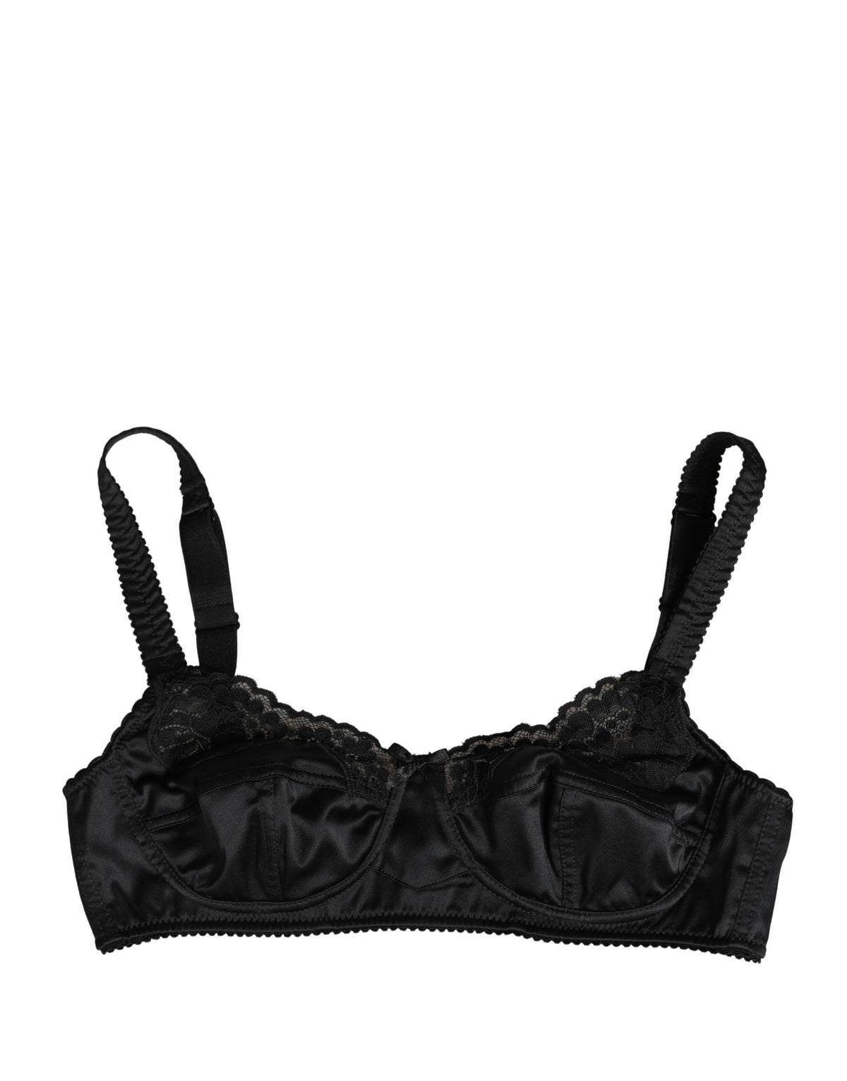 Dolce & Gabbana Black Semi-Pad Underwire Balconette Bra