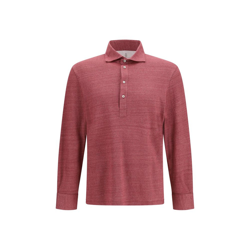 Brunello Cucinelli Veelkleurig Linnen Poloshirt