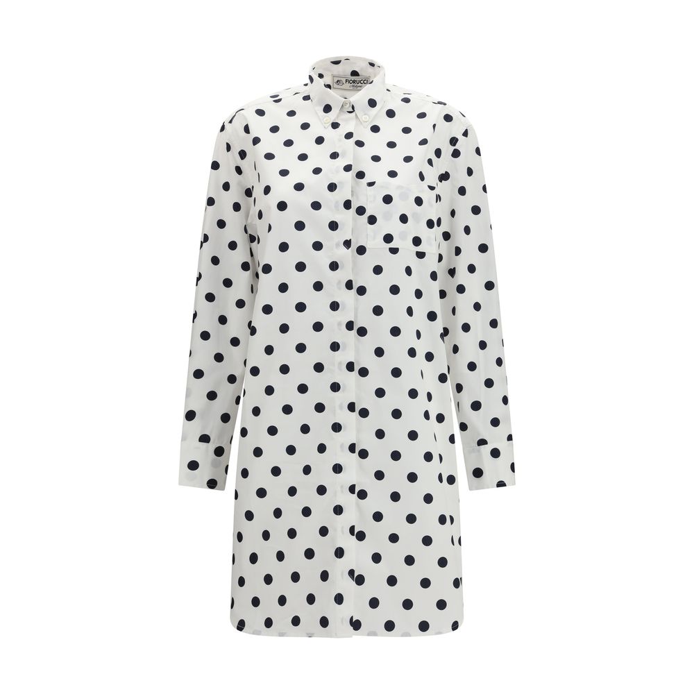 Fiorucci Multicolor Cotton Midi Shirt Dress