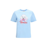 Fiorucci Blue Cotton T-Shirt - Iconic Poodle Logo