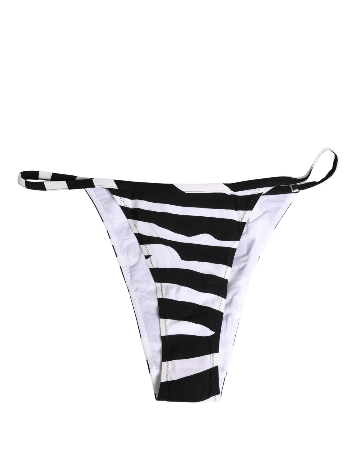 Dolce & Gabbana Black and White Zebra Bikini Set