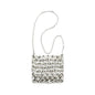 Self-Portrait Silver Polyester Shoulder Bag