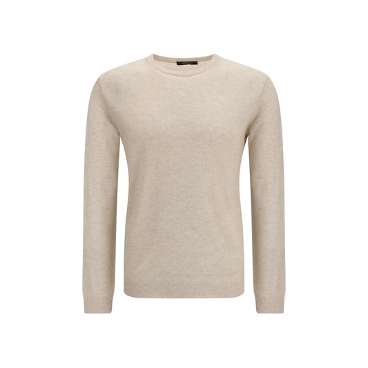 Aragona Cashmere Beige Cashmere Sweater - Timeless Elegance