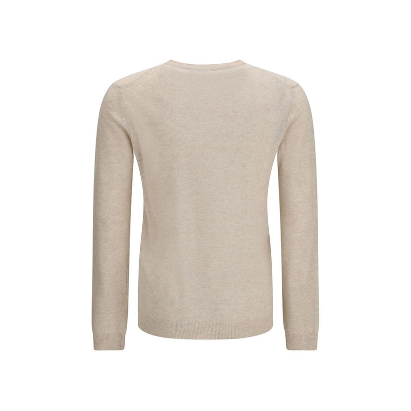 Aragona Cashmere Beige Cashmere Sweater - Timeless Elegance
