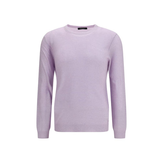 Aragona Cashmere Purple Cashmere Sweater - Regular Fit