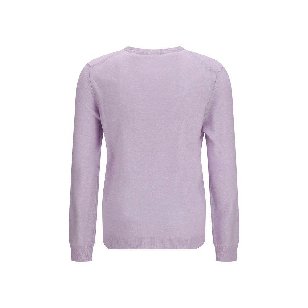 Aragona Cashmere Purple Cashmere Sweater - Regular Fit