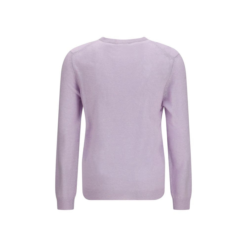 Aragona Cashmere Purple Cashmere Sweater - Regular Fit