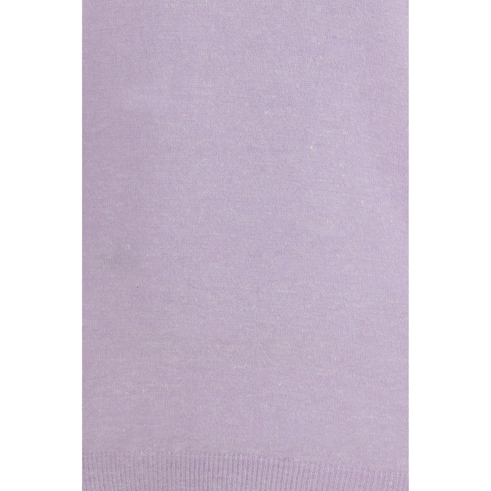 Aragona Cashmere Purple Cashmere Sweater - Regular Fit