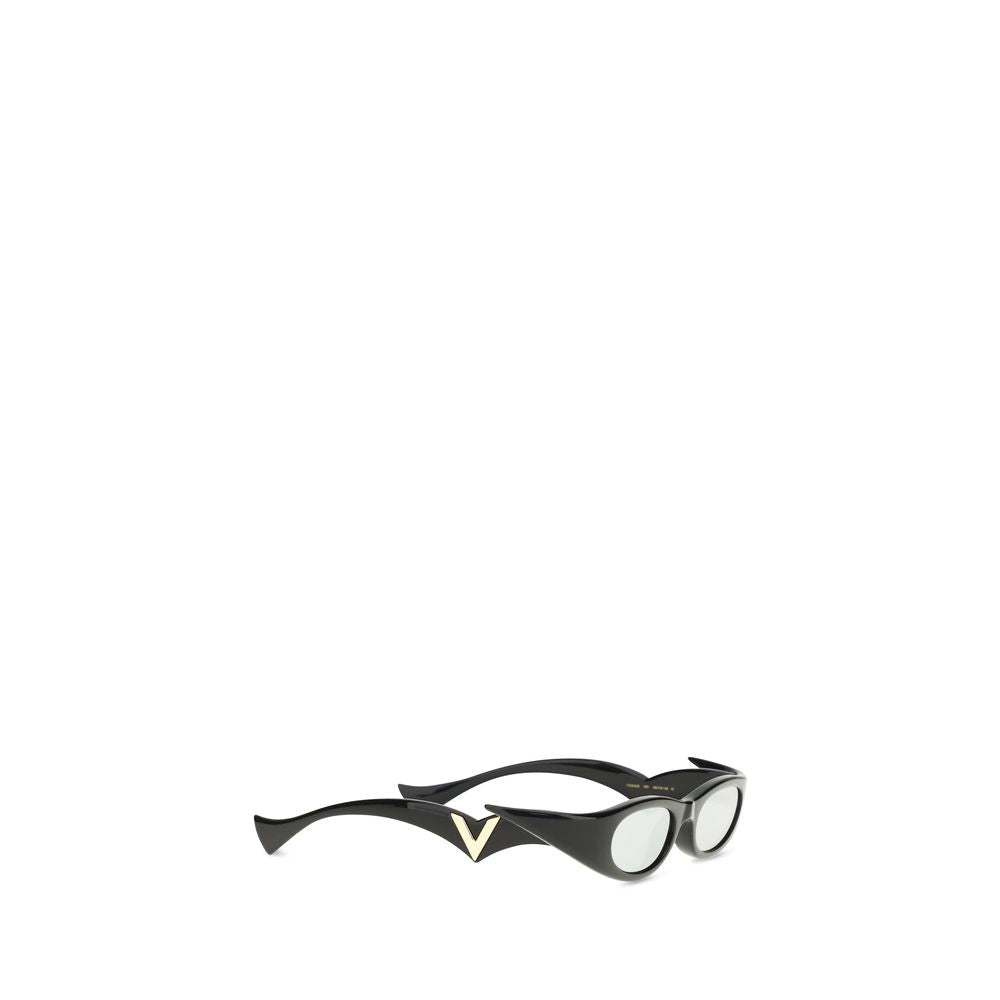 Valentino Garavani Black Acetate Cat-Eye Sunglasses