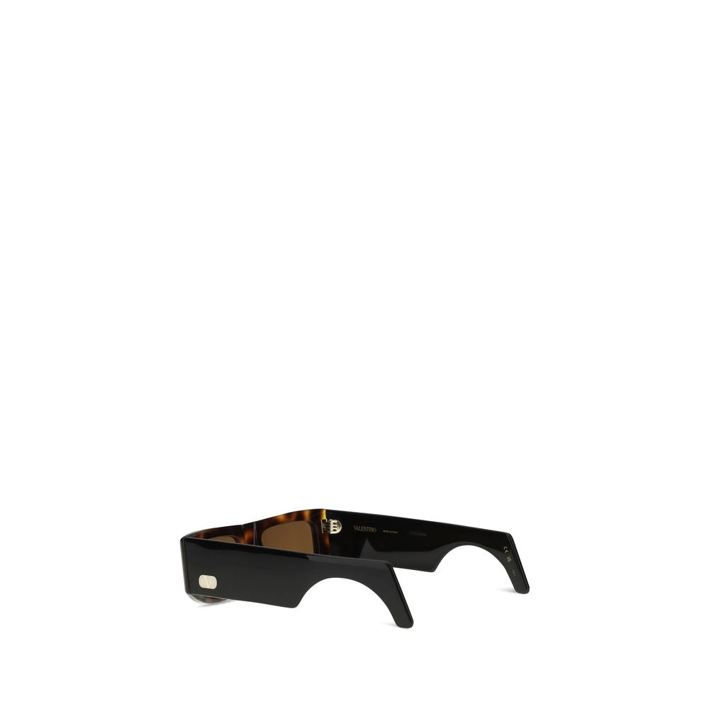 Valentino Garavani Brown Acetate Sunglasses - Bold & Modern Design