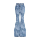 Fiorucci Blue Cotton Flared Jeans for Women