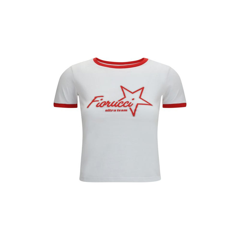 Fiorucci Multicolor Cotton T-Shirt - Ultra Team Glitter Star Logo