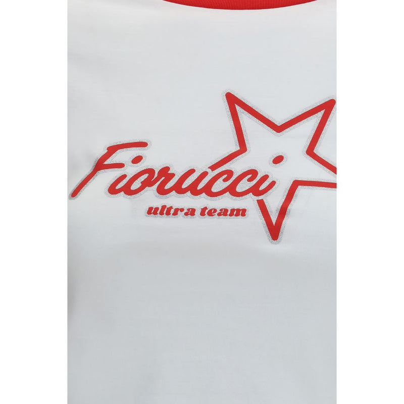 Fiorucci Multicolor Cotton T-Shirt - Ultra Team Glitter Star Logo