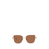 Valentino Garavani Brown Metal Sunglasses - Contemporary Elegance