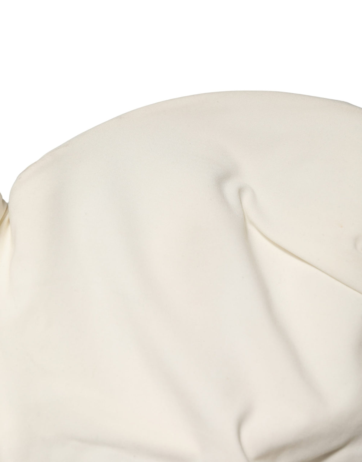Elisabetta Franchi Off White Strapless One Piece Swimsuit
