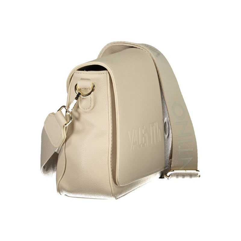Mario Valentino Beige Polyurethane Women's Bag - Stylish & Versatile