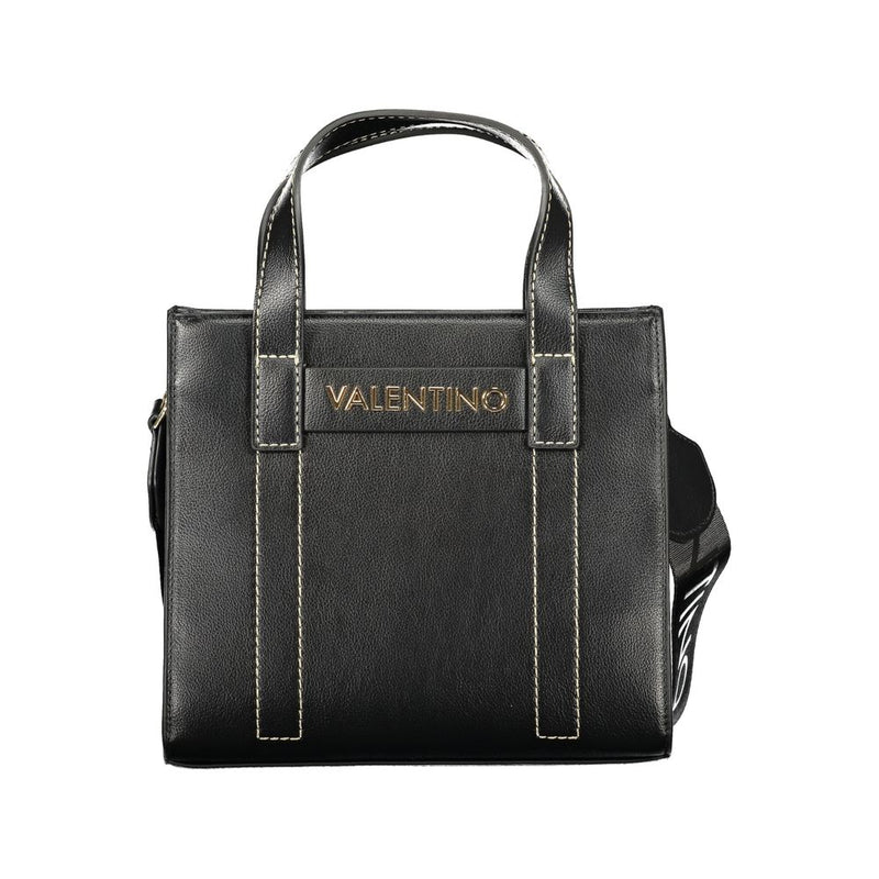Mario Valentino Nero Polyurethane Women’s Tote Bag