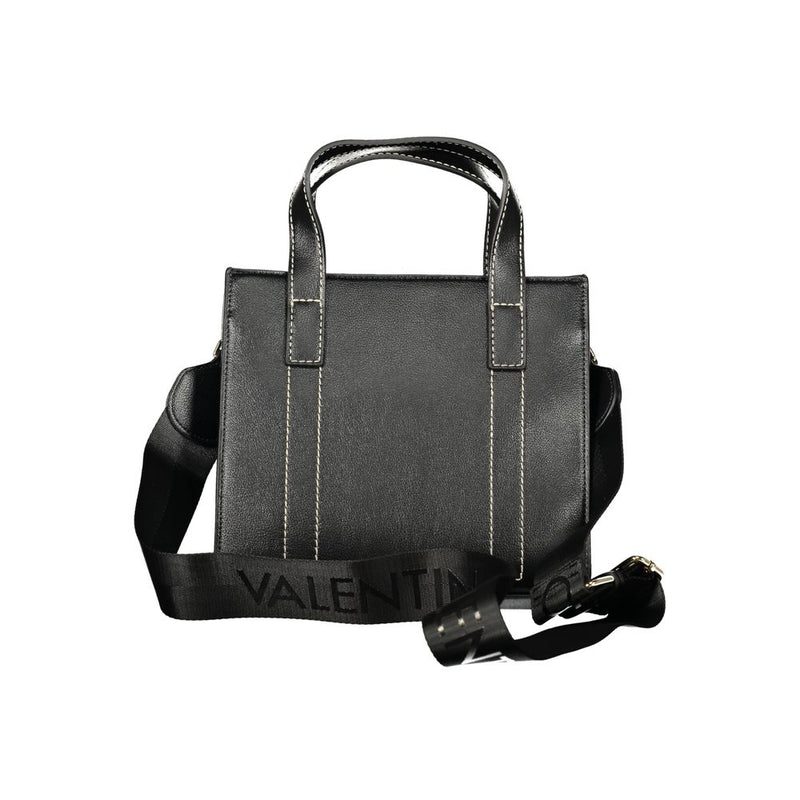 Mario Valentino Nero Polyurethane Women’s Tote Bag